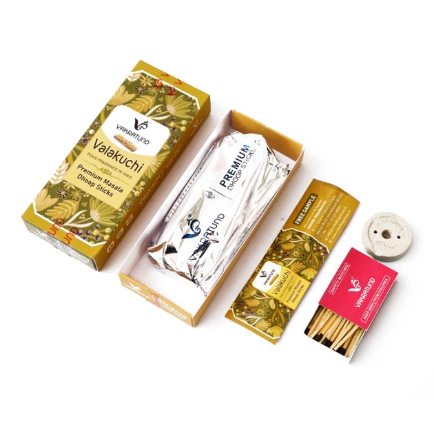 UNITED FRAGRANCE Valakuchi Masala Dhoop 17 палочек - Фото 4 UNITED FRAGRANCE Valakuchi Masala Dhoop 17 палочек - изображение 4