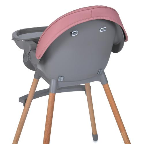 Детский стульчик для кормления деревянный El Camino LUMI ME 1111 Pink Розовый - изображение 4