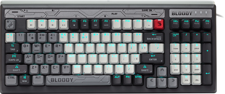 Клавиатура A4Tech Bloody B950 Серая УКР 271208 – фото, отзывы ...
