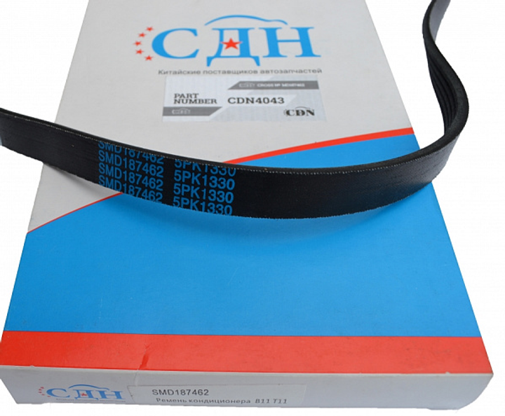 Ремінь гура і кондиціонера на Chery EASTAR CDN, MD317245 - зображення 1