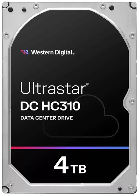 Жорсткий диск Western Digital Ultrastar DC HC310 (7K6) 4TB 7200rpm 256MB HUS726T4TAL5204 3.5" SAS (255451) - зображення 1