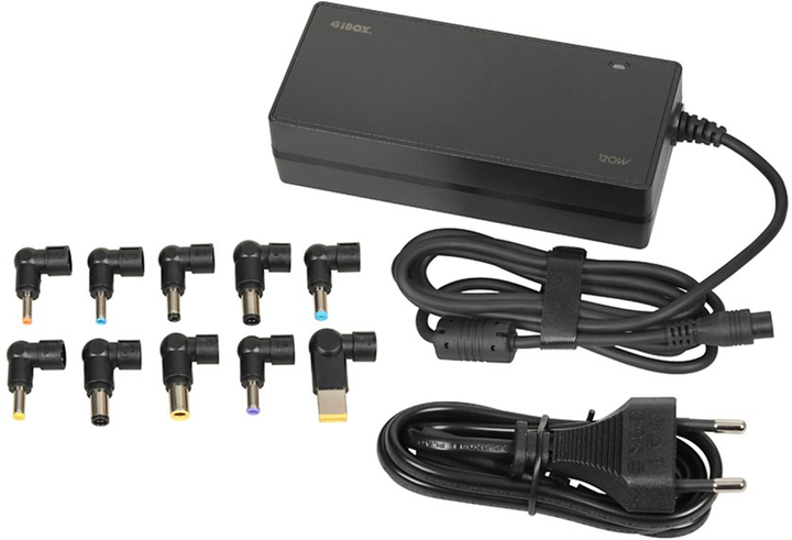 Блок питания iBOX для ноутбука Acer, Asus, Compaq, Dell, HP, IBM, Lenovo, LG, Samsung, Toshiba 24V 6A 120W (IUZ120WA) - изображение 5