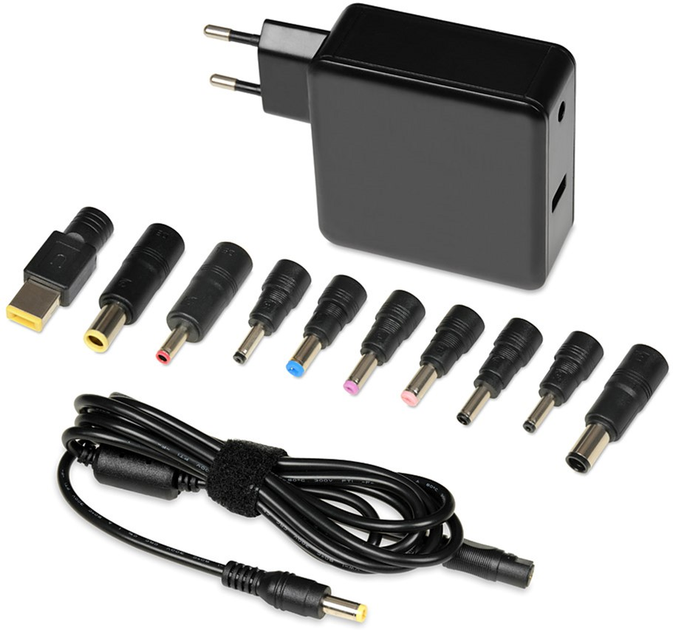Блок живлення iBOX для ноутбука Acer, Asus, BenQ, Compaq, Dell, HP, IBM, Lenovo, LG, MSI, NEC, Packard Bell, Toshiba 20.5V 3.5A 65W (IUZ65WA) - зображення 4