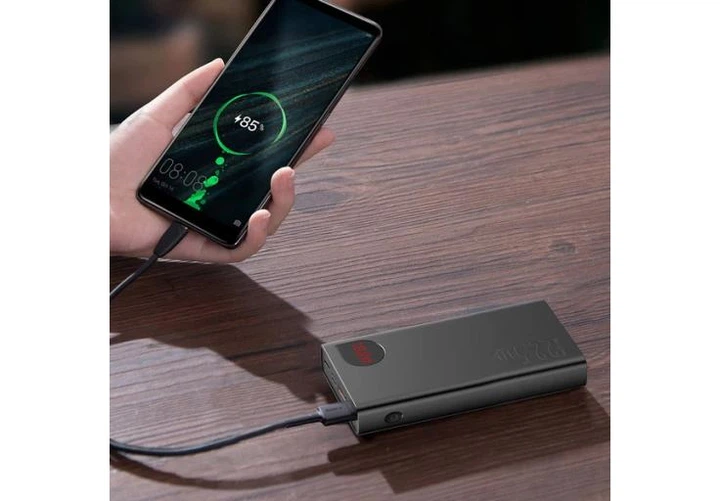 Повербанк Power Bank Baseus Adaman 20000mAh 22.5W Black (PPAD070101) - изображение 7