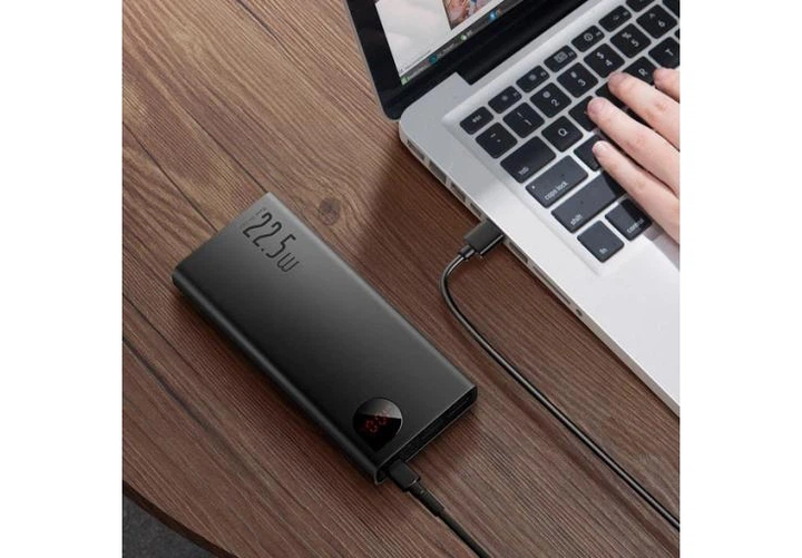 Повербанк Power Bank Baseus Adaman 20000mAh 22.5W Black (PPAD070101) - изображение 9