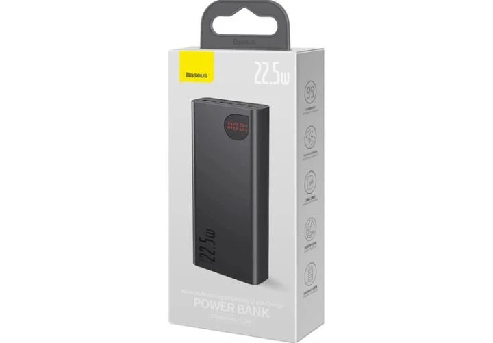 Повербанк Power Bank Baseus Adaman 20000mAh 22.5W Black (PPAD070101) - изображение 10