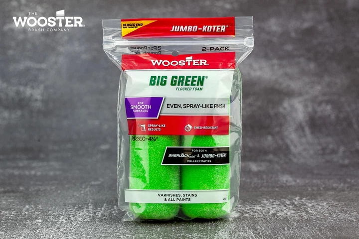 Комплект миниваликов Wooster Wooster Big Green Jumbo-Koter 10 см (4”) 2 шт (RR310-4) - изображение 2