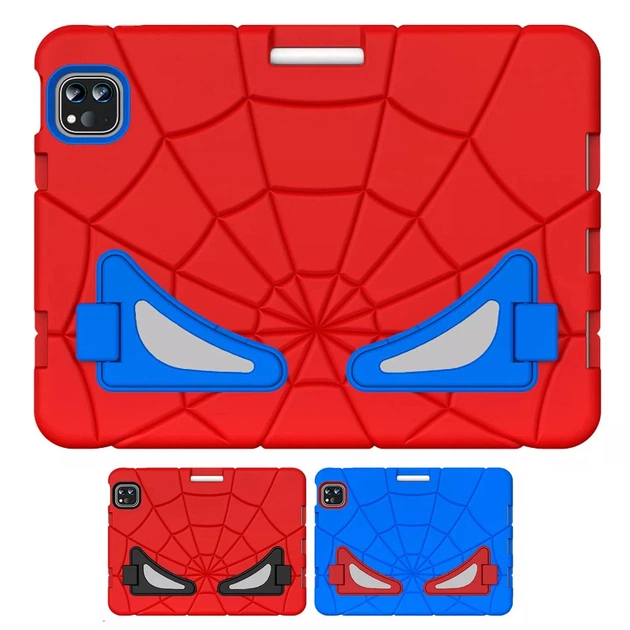 Чехол STR Spider Apple iPad Air 4 (10.9" экран) детский с подставками Spiderman Red/Blue - Фото 2 Чехол STR Spider Apple iPad Air 4 (10.9" экран) детский с подставками Spiderman Red/Blue - изображение 2