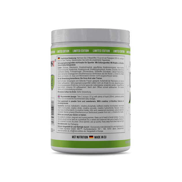 ?MST, Креатин, Creatine Kick 7 in 1, (7 креатинів в 1), зелене яблуко, 1000 г (MST-16476) - зображення 3