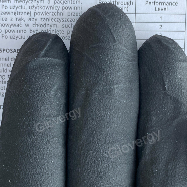 Перчатки нитриловые Mediok Space размер XS черные 100 шт - изображение 2