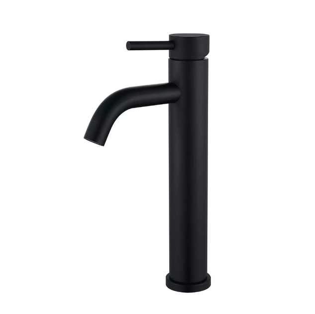 Змішувач для умивальника WEZER EKO11C-01-BLACK високий - зображення 2