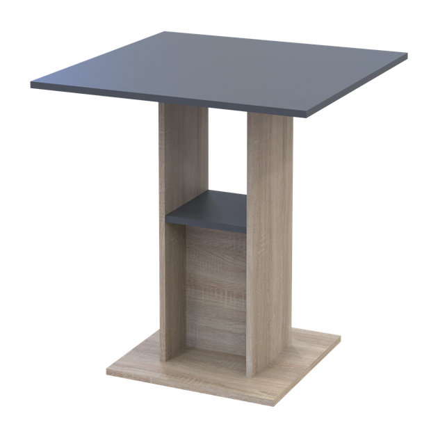 Столовий стіл Коуд Doros 70×74×70 дуб сонома/графіт - изображение 5