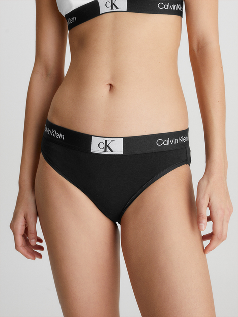 Трусики сліпи жіночі бавовняні Calvin Klein 000QF7222E-UB1 L Чорні (8720107324084) - зображення 1