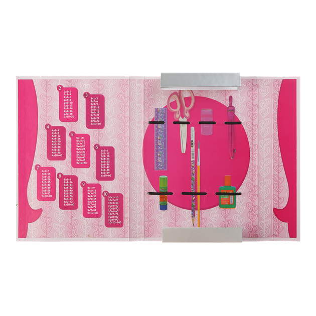 Папка для праці ZiBi KIDS Line А4+ картонна на гумках 300х212х28мм TRAVEL GIRL (ZB.14932) - зображення 2