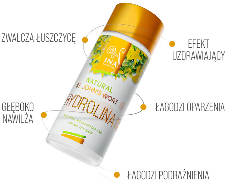 Organiczna woda Ina Essentials Hydrolina Saint John's Wort 150 ml (3800502058199) - obraz 3