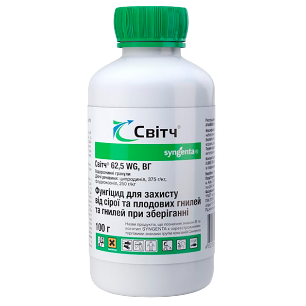 Фунгицид Syngenta Свитч 62.5 в.г. 100 г (4820041010587) - Фото 2 Фунгицид Syngenta Свитч 62.5 в.г. 100 г (4820041010587) - изображение 2