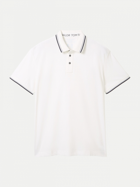 Поло Tom Tailor Polo Shirt XL Білий 1041795ХХ20000 - Фото 4 Поло Tom Tailor Polo Shirt XL Білий 1041795ХХ20000 - зображення 4