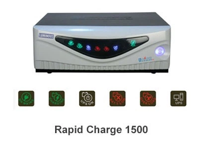 Инвертор LUMINOUS INVERTER БЫСТРАЯ ЗАРЯДКА RAPID CHARGE 12V 1500VA LM-1500 - изображение 3