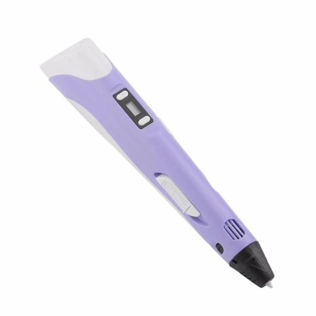 3D-ручка для рисования комплект 9M PLA (пластик 3 цвета), USB Purple - изображение 3