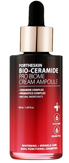 Крем-сироватка Fortheskin BIO-ceramide Pro Biome Cream Ampoule з керамідами 50 мл (8809598150379) - зображення 1