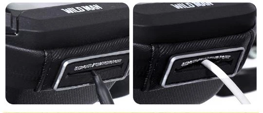 Чехол Сумка WILDMAN XT3S на руль для телефона до 6.7" WILD MAN смарфтона Черная - изображение 12