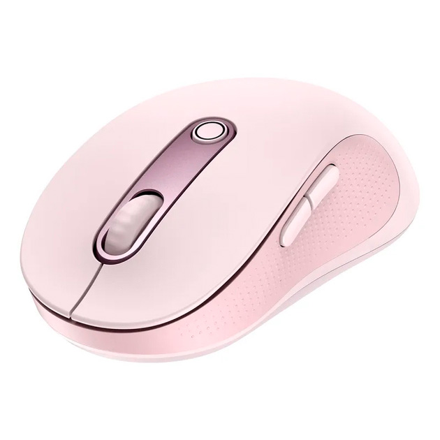 Миша Wireless Baseus F02 Ergonomic (B01055505411-01) Бездротова комп'ютерна для ПК/ноутбука 2.4G + Bluetooth 4000DPI Рожевий - изображение 3