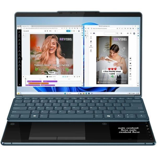 Ноутбук 2 в 1 LENOVO Yoga Book 9 13IMU9, (83FF002PRM) – фото