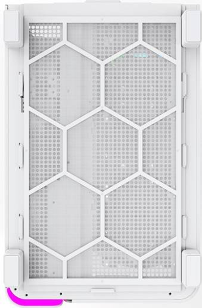 Корпус Montech KING 95 PRO Midi-Tower Загартоване скло ARGB Білий (WLONONWCRAAAE) - зображення 8