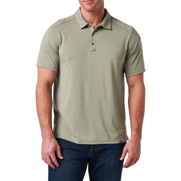 Футболка поло 5.11 Tactical® Paramount Chest Polo M Mortar Heather - зображення 1