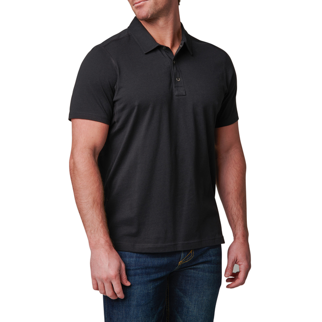 Футболка поло 5.11 Tactical® Archer Short Sleeve Polo 2.0 S Black - изображение 1