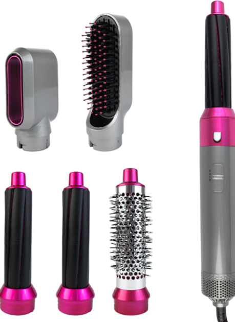 Стайлер Фен щінка 5в1 Hot Air Styler об'єму випрямлення укладання волосся - изображение 9