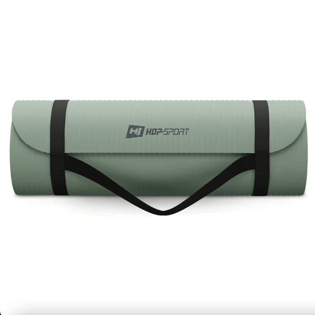 Коврик для йоги Hop-Sport HS-NB015GM NBR 1,5см оливковый - изображение 8