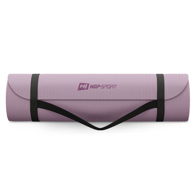 Коврик для йоги Hop-Sport HS-NB010GM NBR 1см лавандовый - изображение 4
