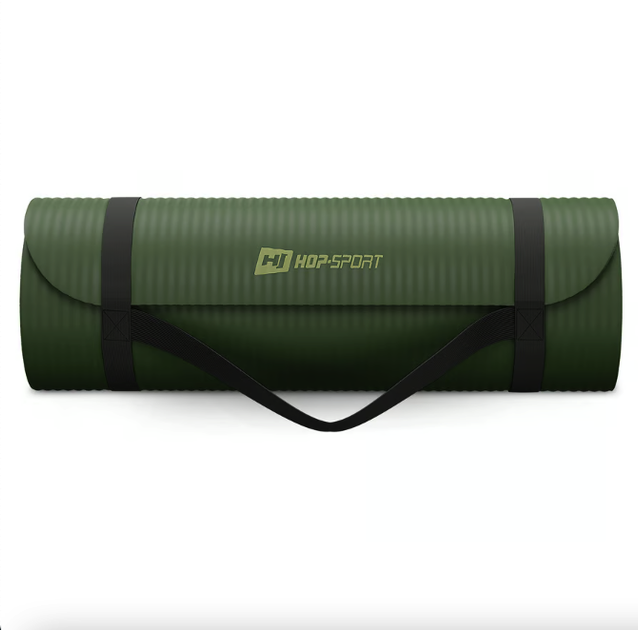 Коврик для йоги Hop-Sport HS-NB015GM NBR 1,5см темно-зеленый - Фото 9 Коврик для йоги Hop-Sport HS-NB015GM NBR 1,5см темно-зеленый - изображение 9