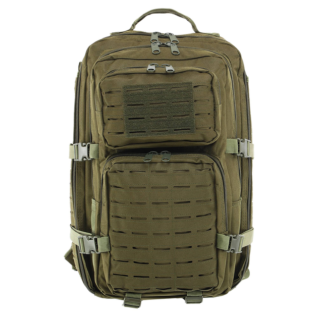 Рюкзак тактичний триденний штурмовий Military Rangers Travel (нейлон 600D, р-р 47х29х25см, 35л, Оливковий) - изображение 2