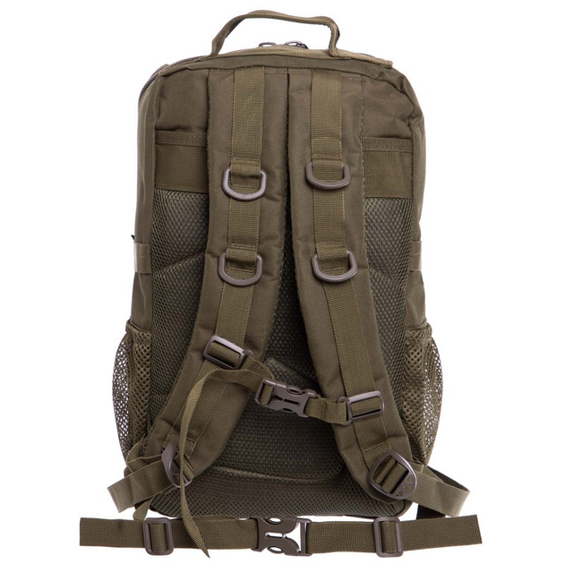 Рюкзак тактичний штурмовий SILVER KNIGHT Premier (нейлон, оксфорд 900D, р-р 40x23x18см, 16л, Оливковий) - изображение 2