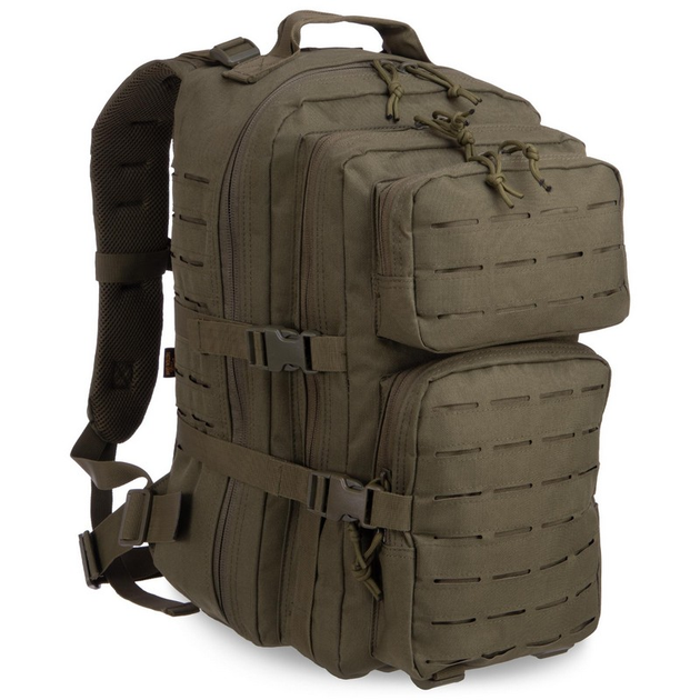 Рюкзак тактичний штурмовий SILVER KNIGHT Чорний (PL, нейлон, р-р 43х25х14см, 16л, Хакі) - зображення 2