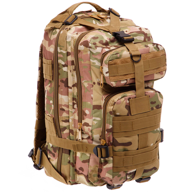 Рюкзак тактичний штурмовий SILVER KNIGHT Delux (оксфорд 600D, р-р 40x20x20см, 16л, Камуфляж) - изображение 1