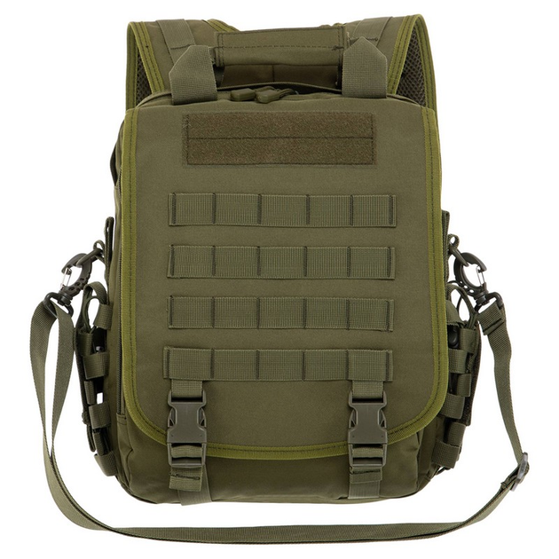 Рюкзак тактичний патрульний Military Rangers Sport Max (нейлон 600D, р-р 35x29x10см, 10л, Оливковий) - изображение 2