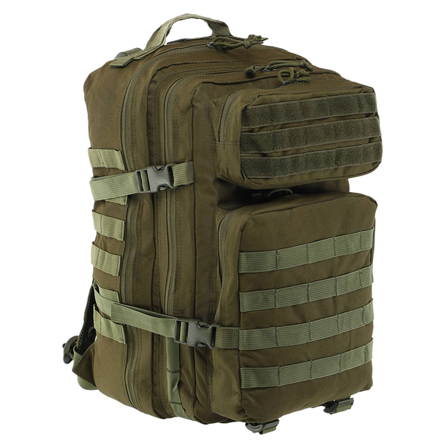 Рюкзак тактичний триденний штурмовий Military Rangers Ultra (нейлон 600D, р-р 44x30x26см, 38л, Оливковий) - зображення 1