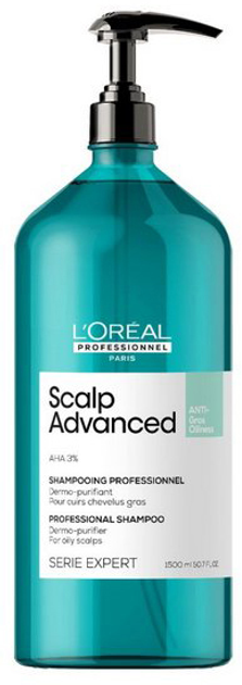 Шампунь для очищення волосся L'Oreal Paris Scalp Advanced Anti-Oiliness Dermo Purifier 1500 мл (3474637106416) - зображення 1