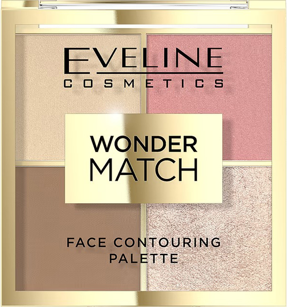 Paleta do konturowania twarzy Eveline Wonder Match 02 10.8 g (5903416058946) - obraz 1