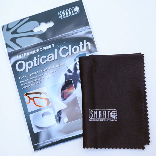 Салфетка для оптики Smart Optical Cloth черная, 20х20 см - изображение 5