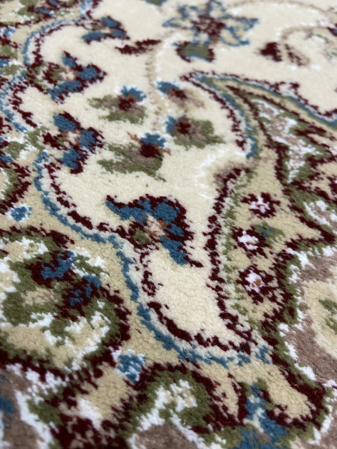 Классический ковер с иранским дизайном Iranian Star 3х4 м. овал cream 3419H - изображение 6