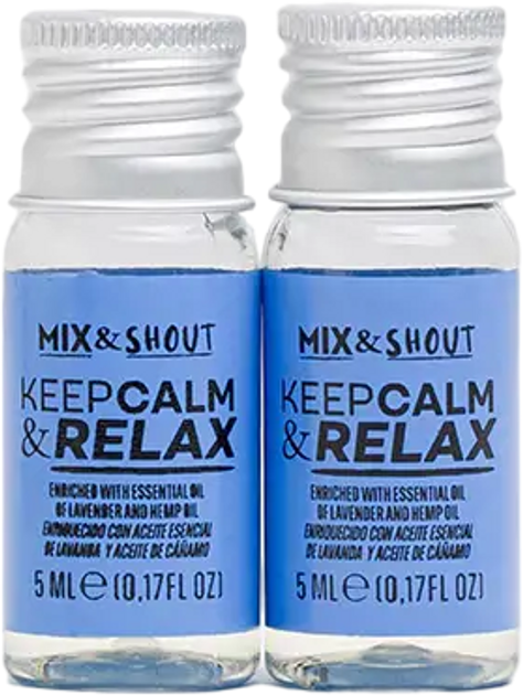 Zestaw do pielęgnacji włosów Mix & Shout Rutina Rizado Calmante Szampon 250 ml + Odżywka 250 ml + Booster 2 x 5 ml + Dozownik 2 szt (8437023598160) - obraz 2