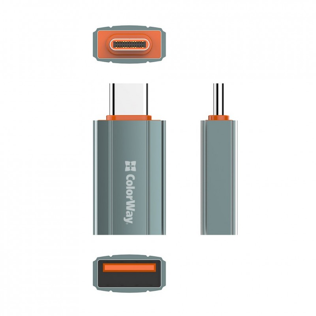Переходник ColorWay USB-A toType-C - Фото 3 Переходник ColorWay USB-A toType-C - изображение 3