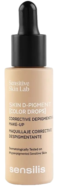 Podkład do twarzy Sensilis Skin D-Pigment Color Drops 01 Beige 30 ml (8428749943105) - obraz 1