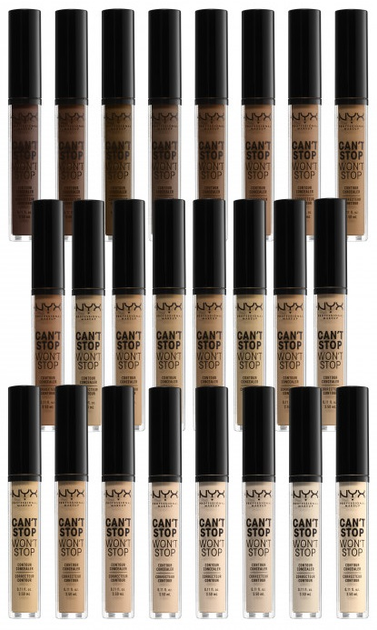 Korektor do twarzy NYX Professional Makeup Can't Stop Won't Stop 19 Mokka 3.5 ml (0800897168735) - obraz 4