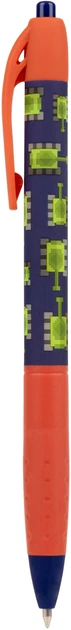 Набор ручек шариковых YES 8bit UA Millitary Автоматические 0.7 мм Синий 24 шт (412115) (5056574404039) - изображение 3