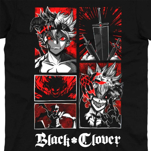 Футболка Аста Чорний Конюшина Black Clover MRZ v173 XS (24579) - Фото 2 Футболка Аста Чорний Конюшина Black Clover MRZ v173 XS (24579) - зображення 2